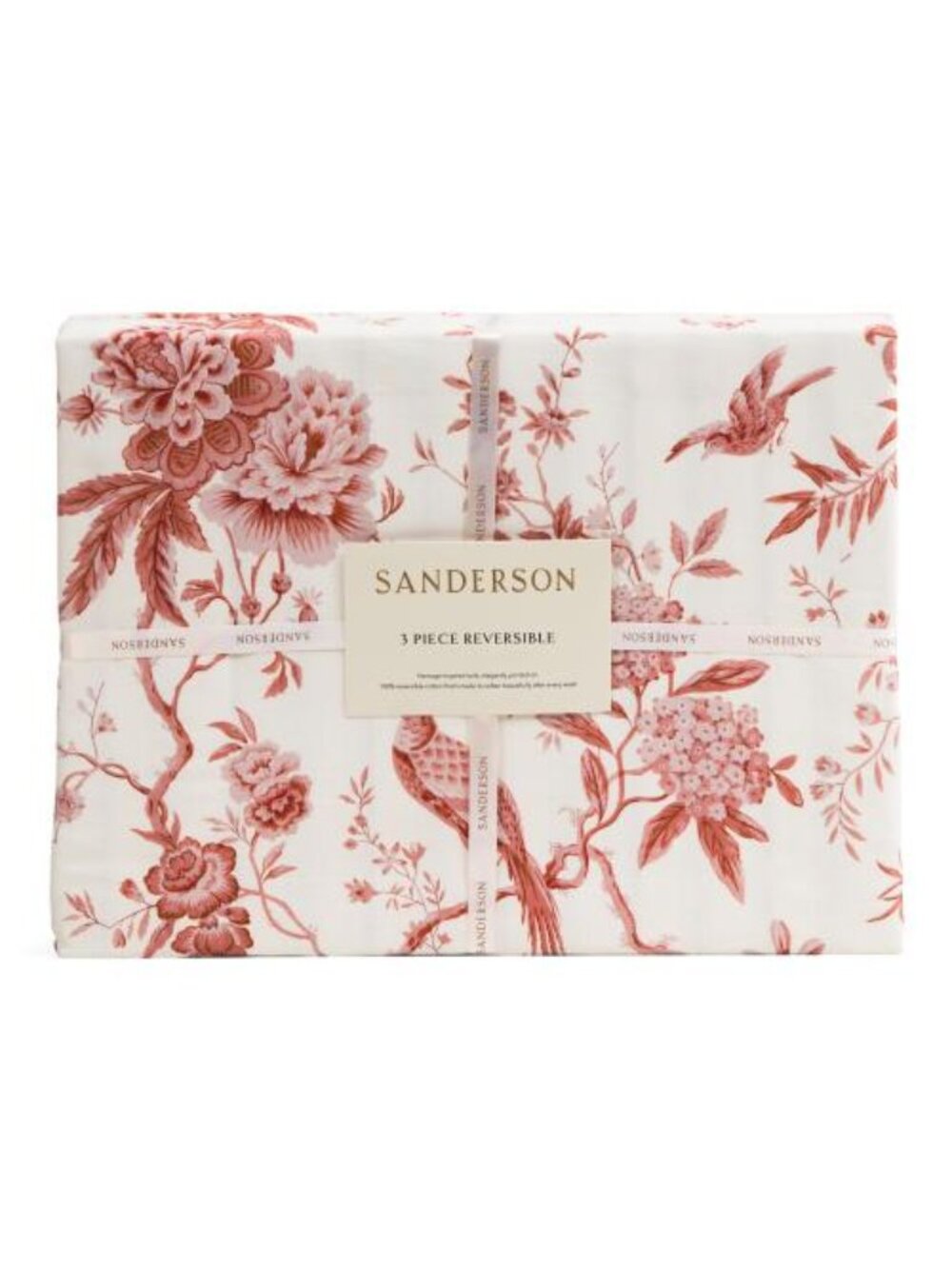 SANDERSON Cotton Percale Toile Duvet Set